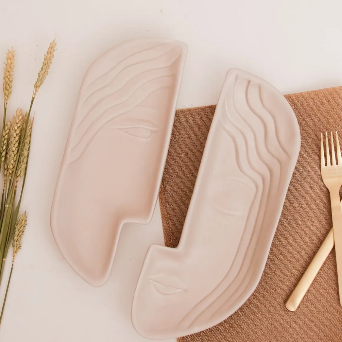 La Chaise Longue Art De La Table-ASSIETTE VISAGE