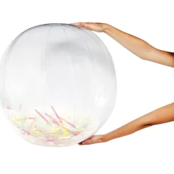 La Chaise Longue Piscine & Plage-BALLON CONFETTIS IRIDESCENT