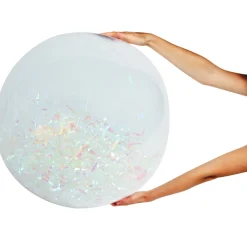 La Chaise Longue Piscine & Plage-BALLON CONFETTIS IRIDESCENT
