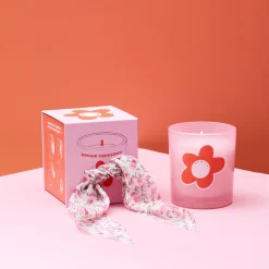 La Chaise Longue Senteurs-BOUGIE CHOUCHOU FLOWER POWER ROSE