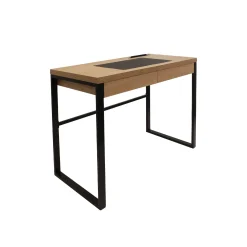 La Chaise Longue Mobilier-BUREAU EN BOIS ET METAL