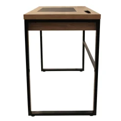 La Chaise Longue Mobilier-BUREAU EN BOIS ET METAL