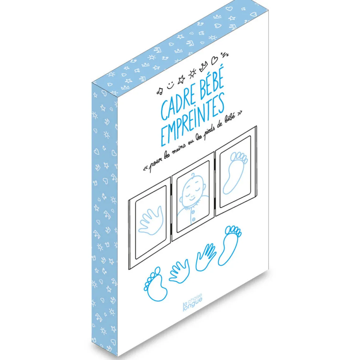 La Chaise Longue Cadeaux De Naissance-CADRE BEBE EMPREINTES