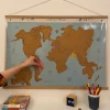 La Chaise Longue Loisirs & Entretien-CARTE DU MONDE A GRATTER