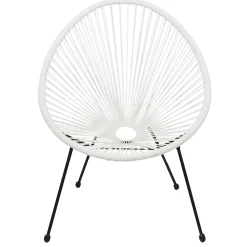 La Chaise Longue Mobilier-CHAISE ACAPULCO BLANC