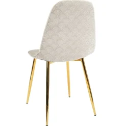 La Chaise Longue Mobilier-CHAISE PIEDS DORE - Lot de 4