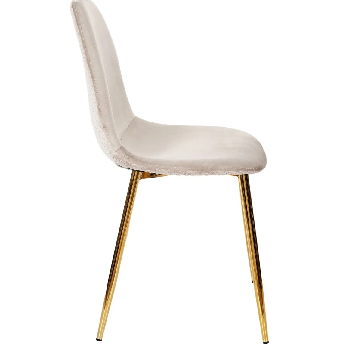 La Chaise Longue Mobilier-CHAISE PIEDS DORE - Lot de 4