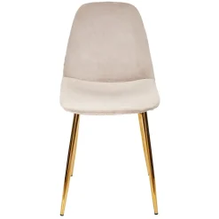 La Chaise Longue Mobilier-CHAISE PIEDS DORE - Lot de 4
