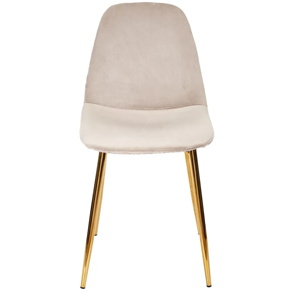La Chaise Longue Mobilier-CHAISE PIEDS DORE - Lot de 4
