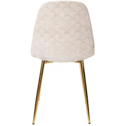 La Chaise Longue Mobilier-CHAISE PIEDS DORE - Lot de 4