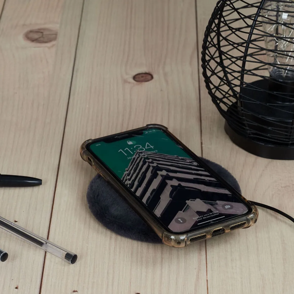La Chaise Longue Accessoires|Accessoires Smartphone-CHARGEUR A INDUCTION CHAT