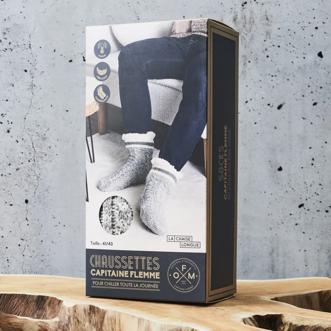 La Chaise Longue Cocoon-CHAUSSETTES CAPITAINE FLEMME