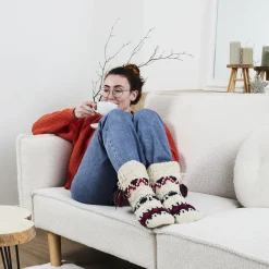 La Chaise Longue Cocoon-CHAUSSETTES JACQUARD FOREST FOLL
