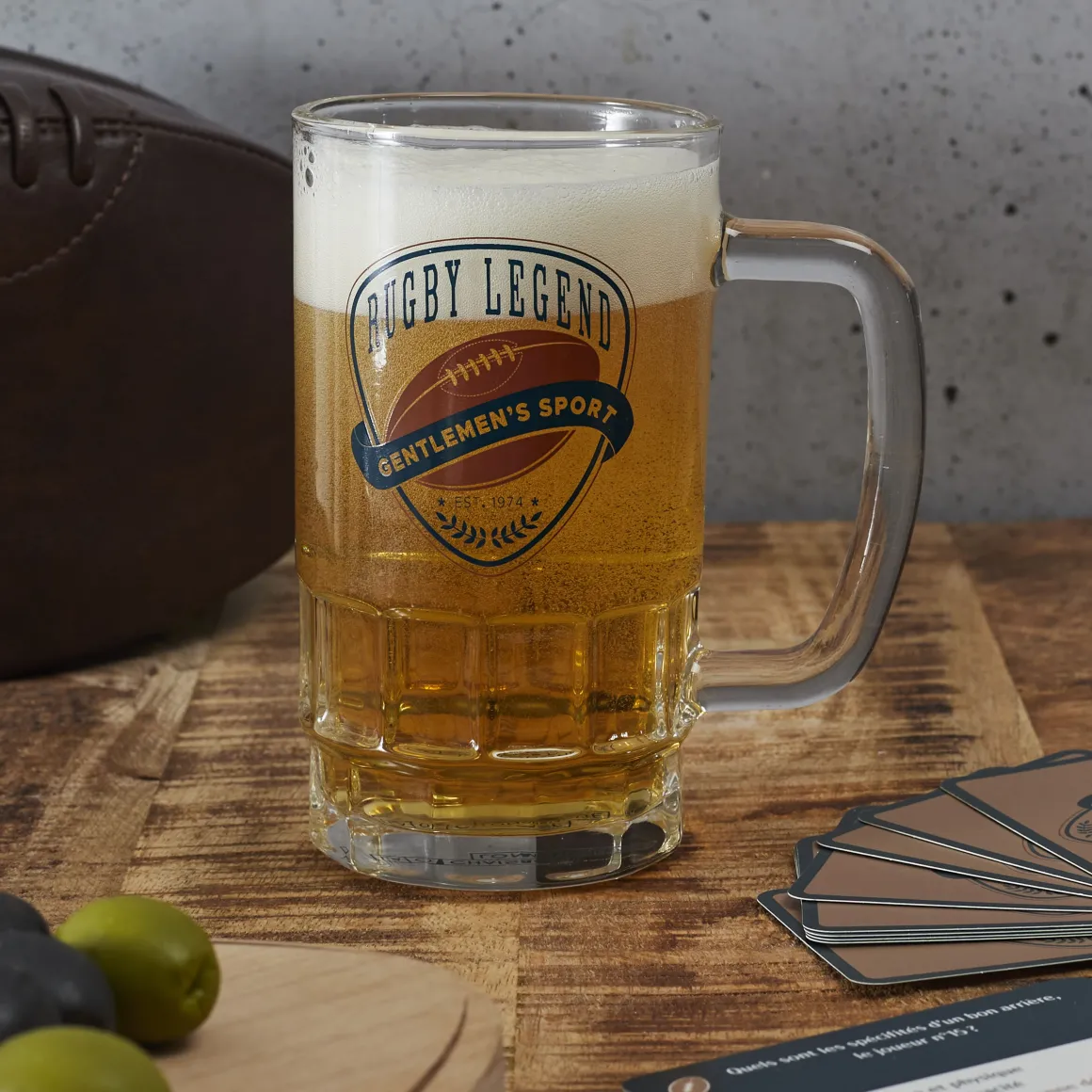 La Chaise Longue Pique-nique & Barbecue-CHOPE A BIERE RUGBY