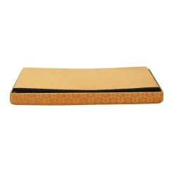 La Chaise Longue Mobilier-COFFRE BANC PLIABLE RETRO MOUTARDE