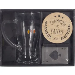 La Chaise Longue Pique-nique & Barbecue|Boissons & Cocktails-COFFRET BIERE POUR LE CHAMPION DE L APERO
