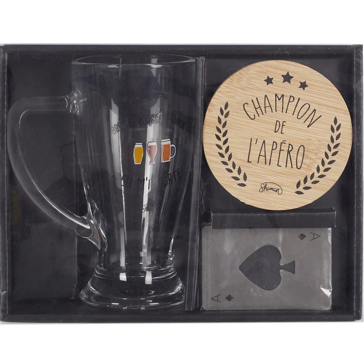 La Chaise Longue Pique-nique & Barbecue|Boissons & Cocktails-COFFRET BIERE POUR LE CHAMPION DE L APERO