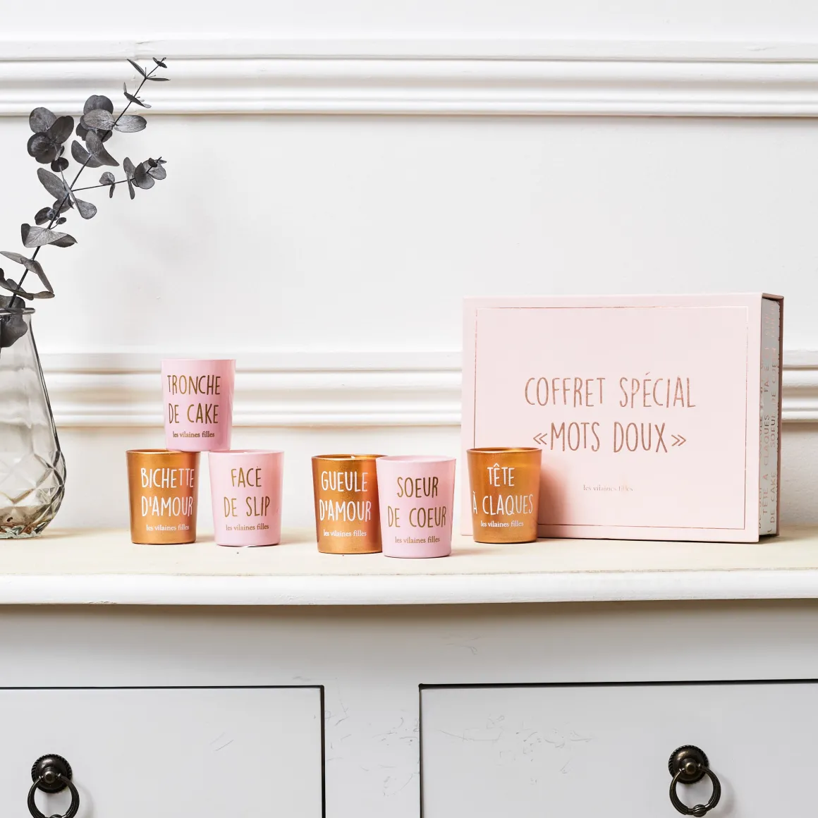 La Chaise Longue Senteurs-COFFRET BOUGIE MOTS DOUX