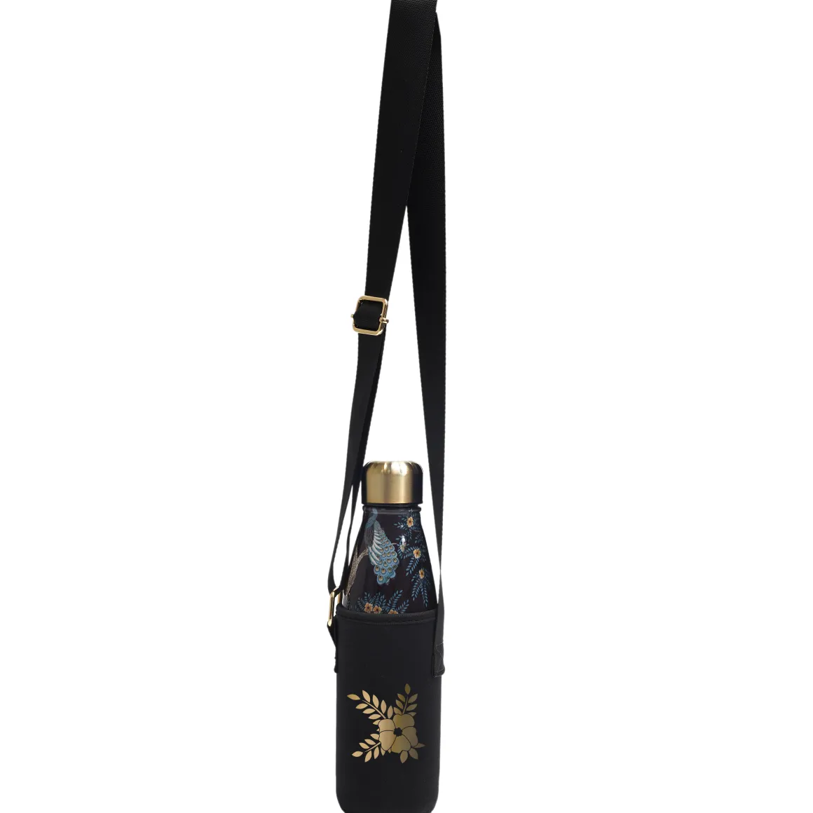 La Chaise Longue Thé & Café-COFFRET BOUTEILLE ISOTHERME TIGRE AVEC POCHETTE