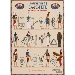 La Chaise Longue Jeux-COFFRET DE 12 CASSE TETES