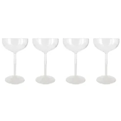 La Chaise Longue Vin & Champagne-COFFRET DE 4 COUPES PIED CREUX