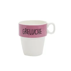 La Chaise Longue Thé & Café-COFFRET DE 4 TASSES A CAFE GRELUCHE MORUE