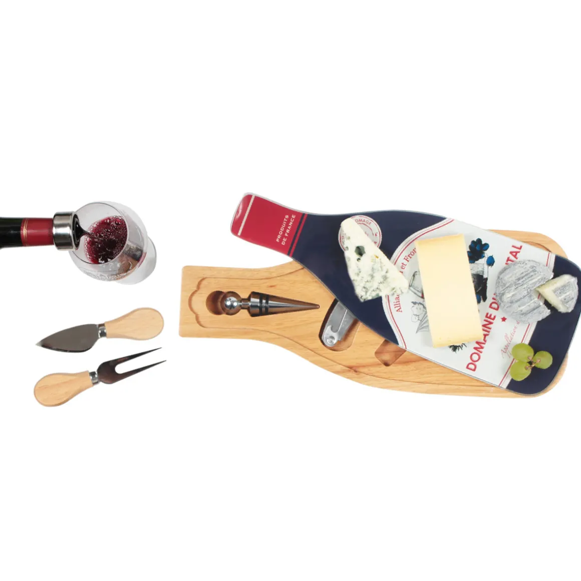 La Chaise Longue Vin & Champagne-COFFRET VIN ET FROMAGE