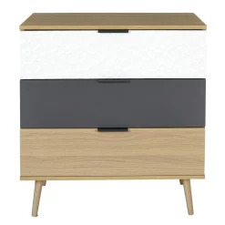 La Chaise Longue Mobilier-COMMODE 3 TIROIRS SVEN