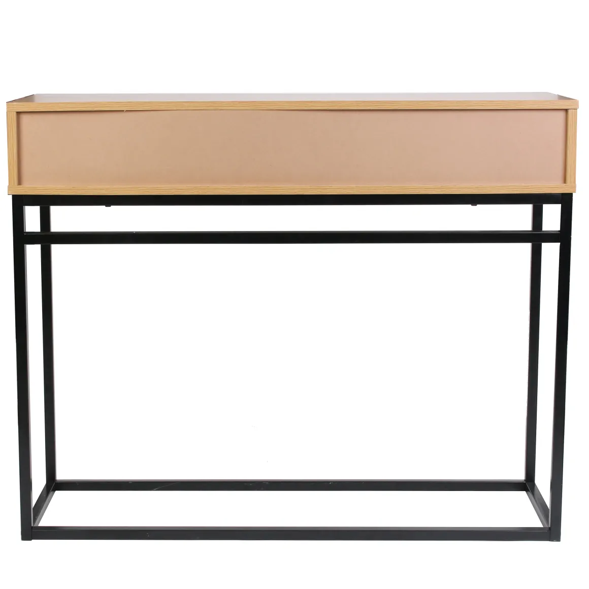 La Chaise Longue Mobilier-CONSOLE BOIS ET METAL ABBOTT