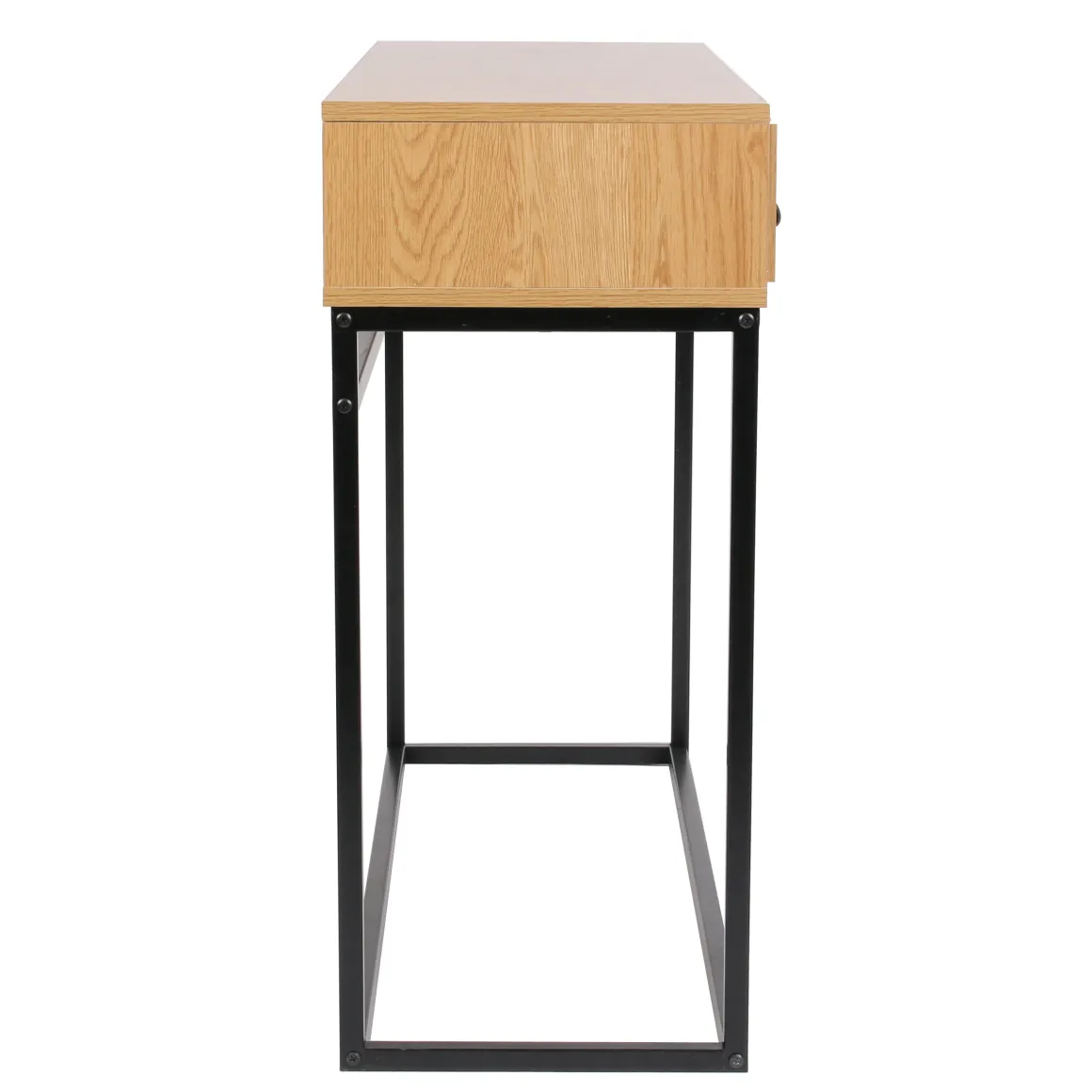 La Chaise Longue Mobilier-CONSOLE BOIS ET METAL ABBOTT