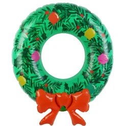 La Chaise Longue Célébration-COURONNE DE NOEL GONFLABLE