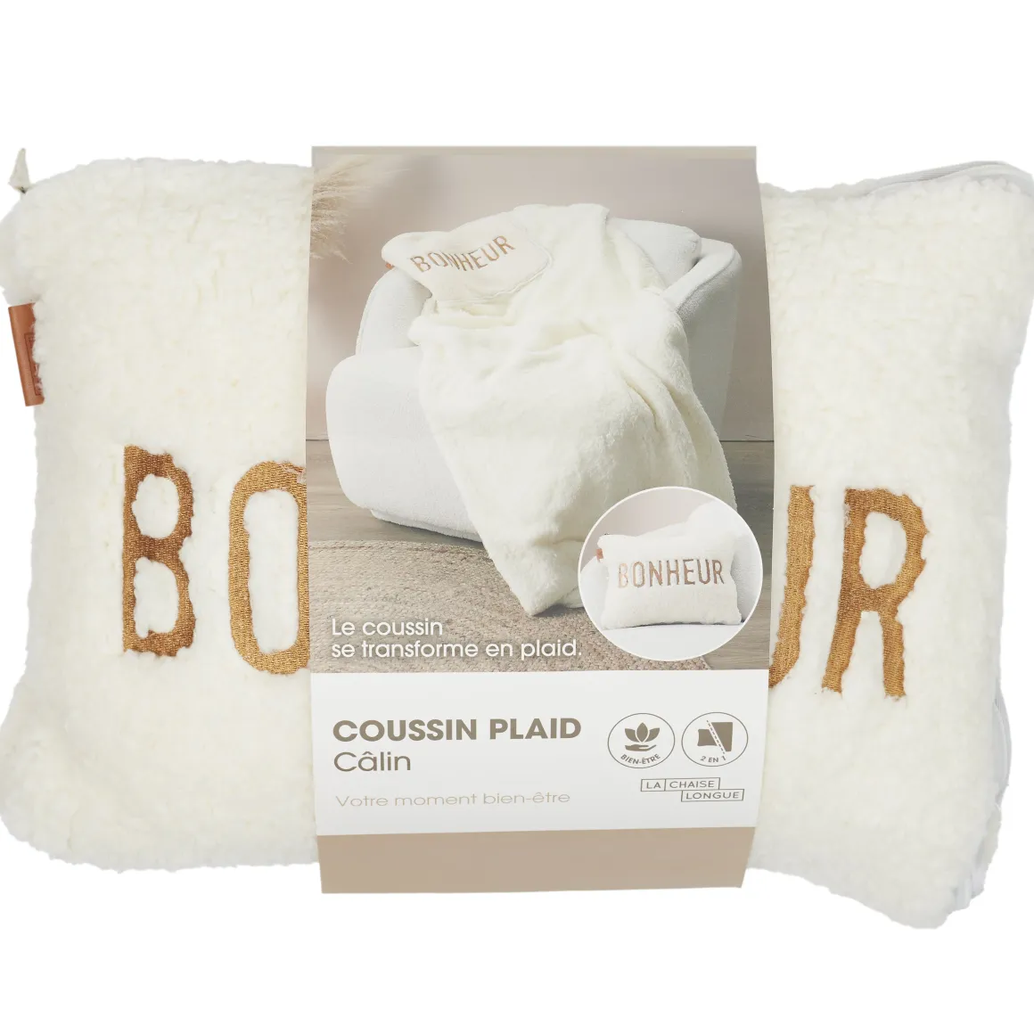 La Chaise Longue Cocoon-COUSSIN PLAID CALIN