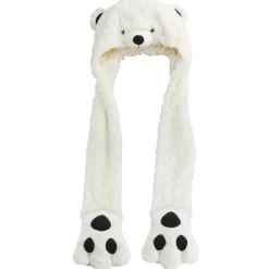 La Chaise Longue Mode-ECHARPE 3 EN 1 OURS BLANC