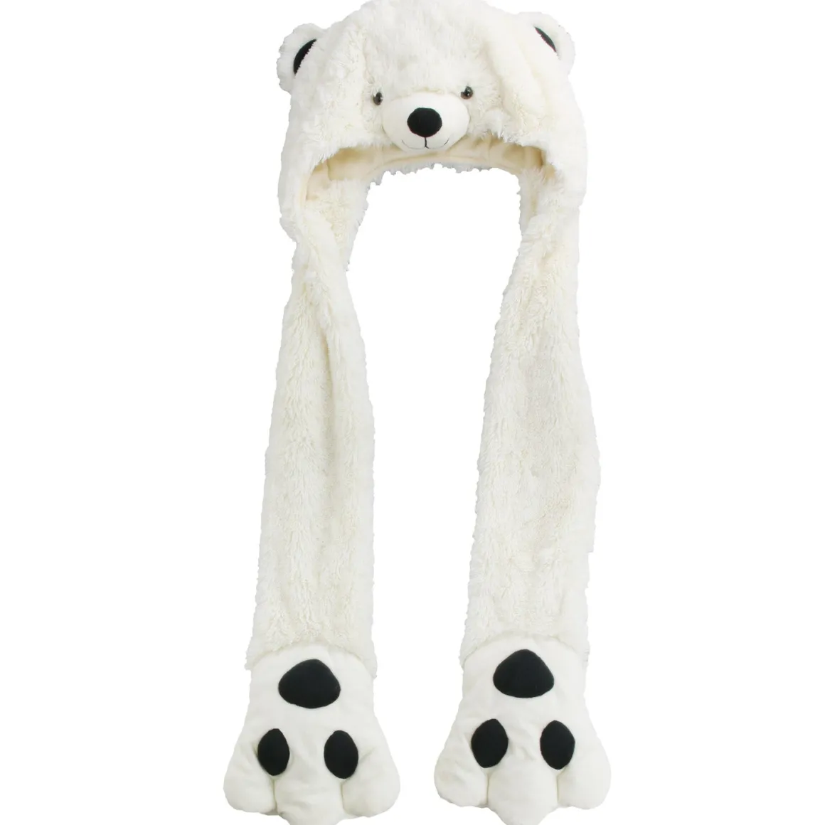 La Chaise Longue Mode-ECHARPE 3 EN 1 OURS BLANC