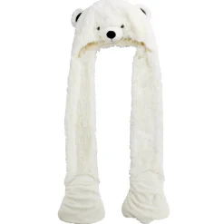 La Chaise Longue Mode-ECHARPE 3 EN 1 OURS BLANC