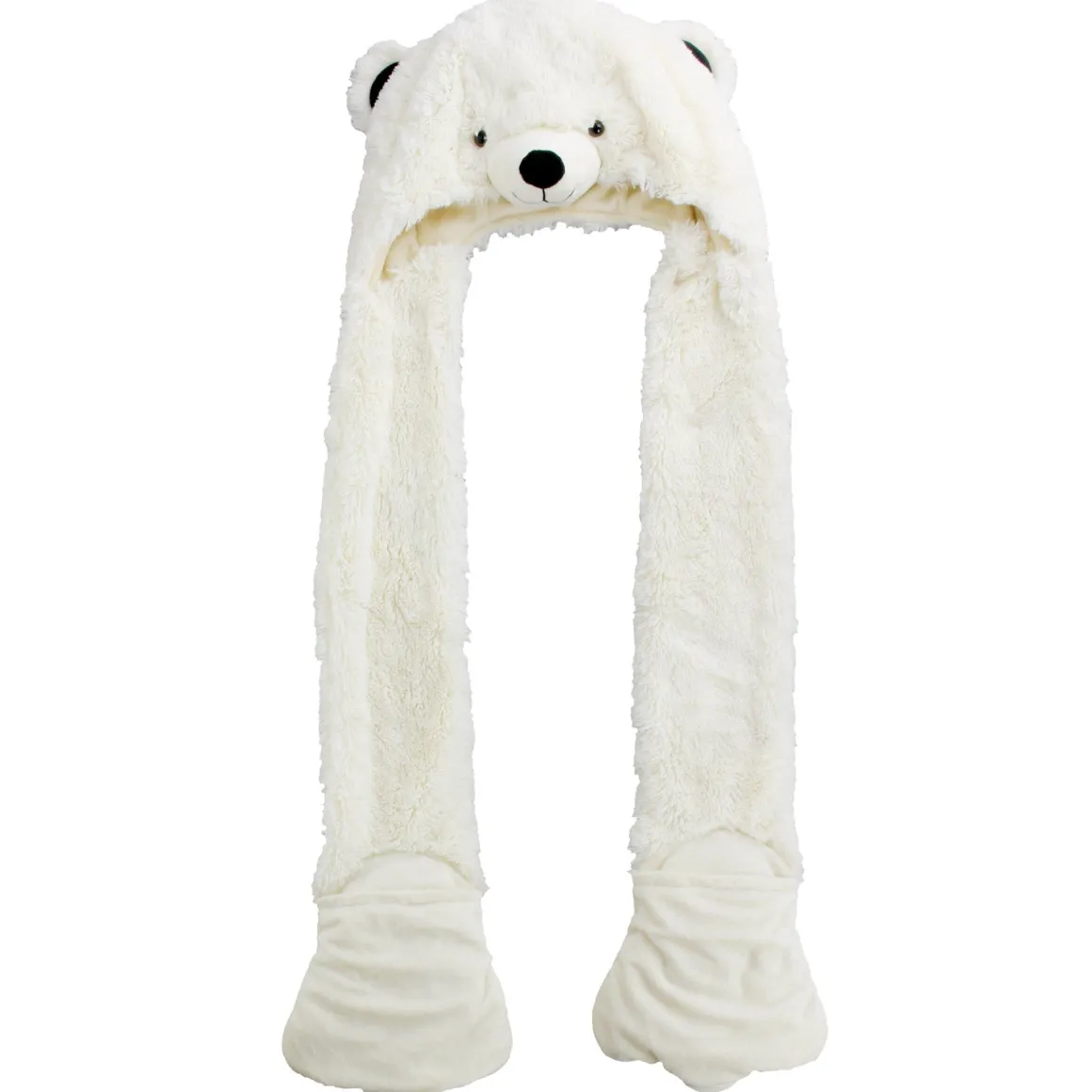 La Chaise Longue Mode-ECHARPE 3 EN 1 OURS BLANC
