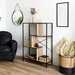 La Chaise Longue Mobilier-ETAGERE EDISON 80X30X113CM