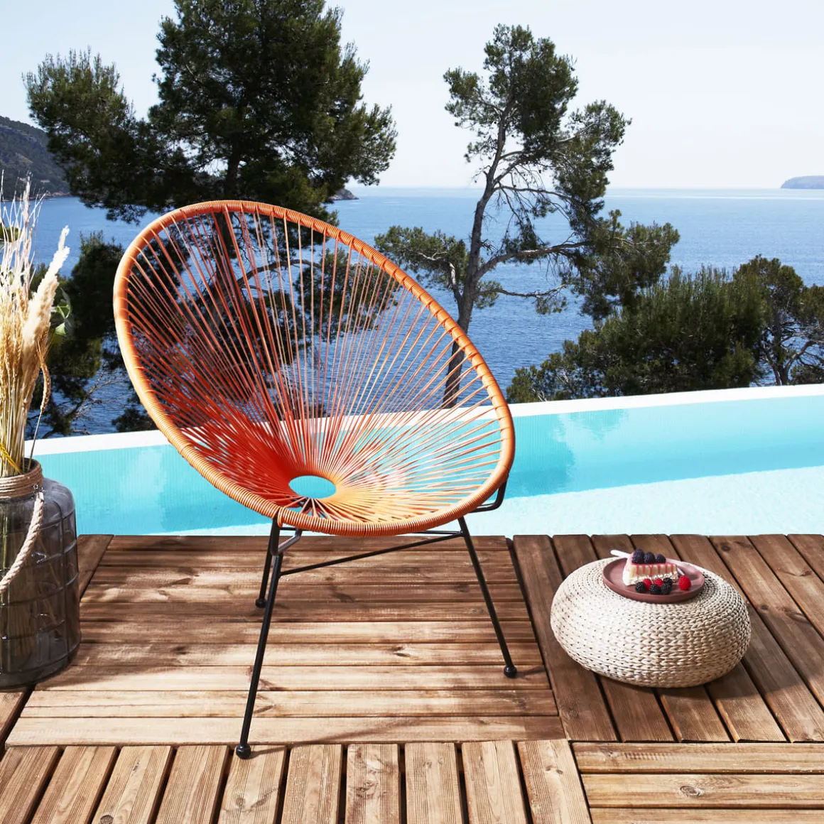 La Chaise Longue Mobilier-FAUTEUIL ACAPULCO PAPAYE