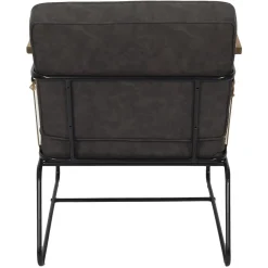 La Chaise Longue Mobilier-FAUTEUIL BENSON MARRON