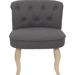 La Chaise Longue Mobilier-FAUTEUIL ELEONOR GRIS