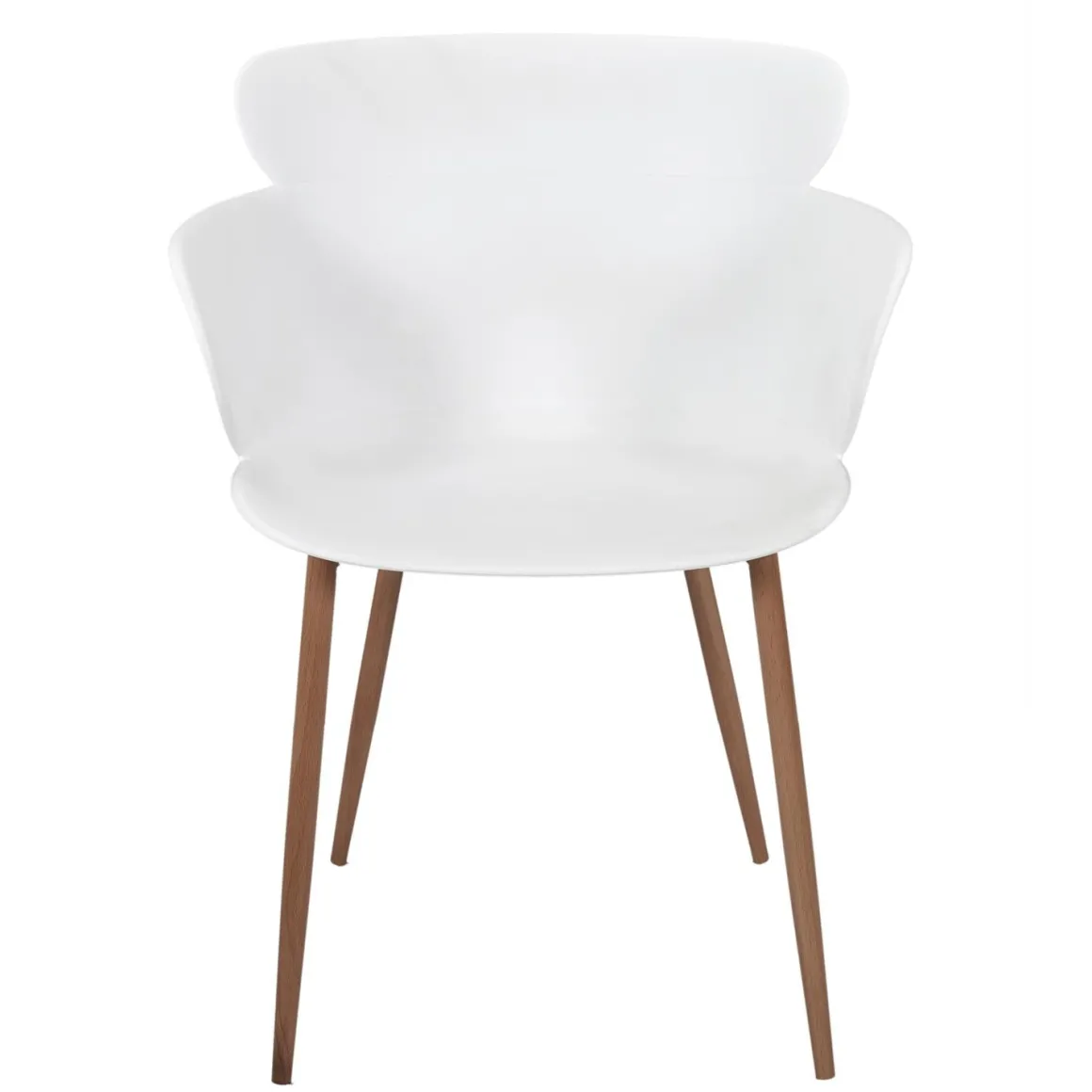 La Chaise Longue Mobilier-FAUTEUIL LORENS BLANC - Lot de 2