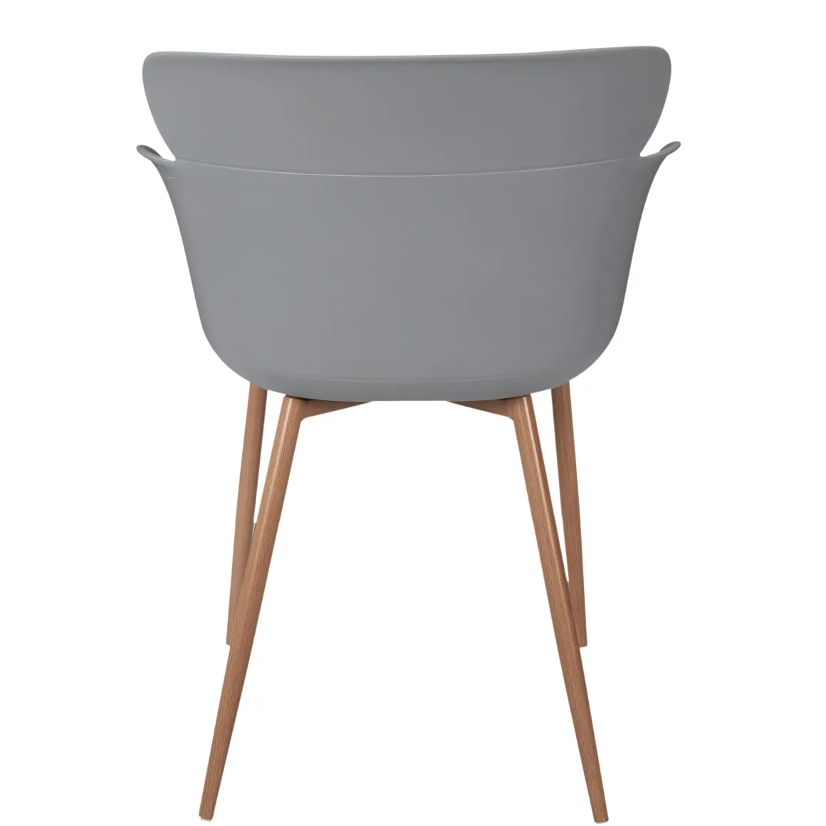 La Chaise Longue Mobilier-FAUTEUIL LORENS GRIS - Lot de 2