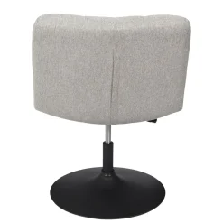 La Chaise Longue Mobilier-FAUTEUIL PIVOTANT ANTON GRIS