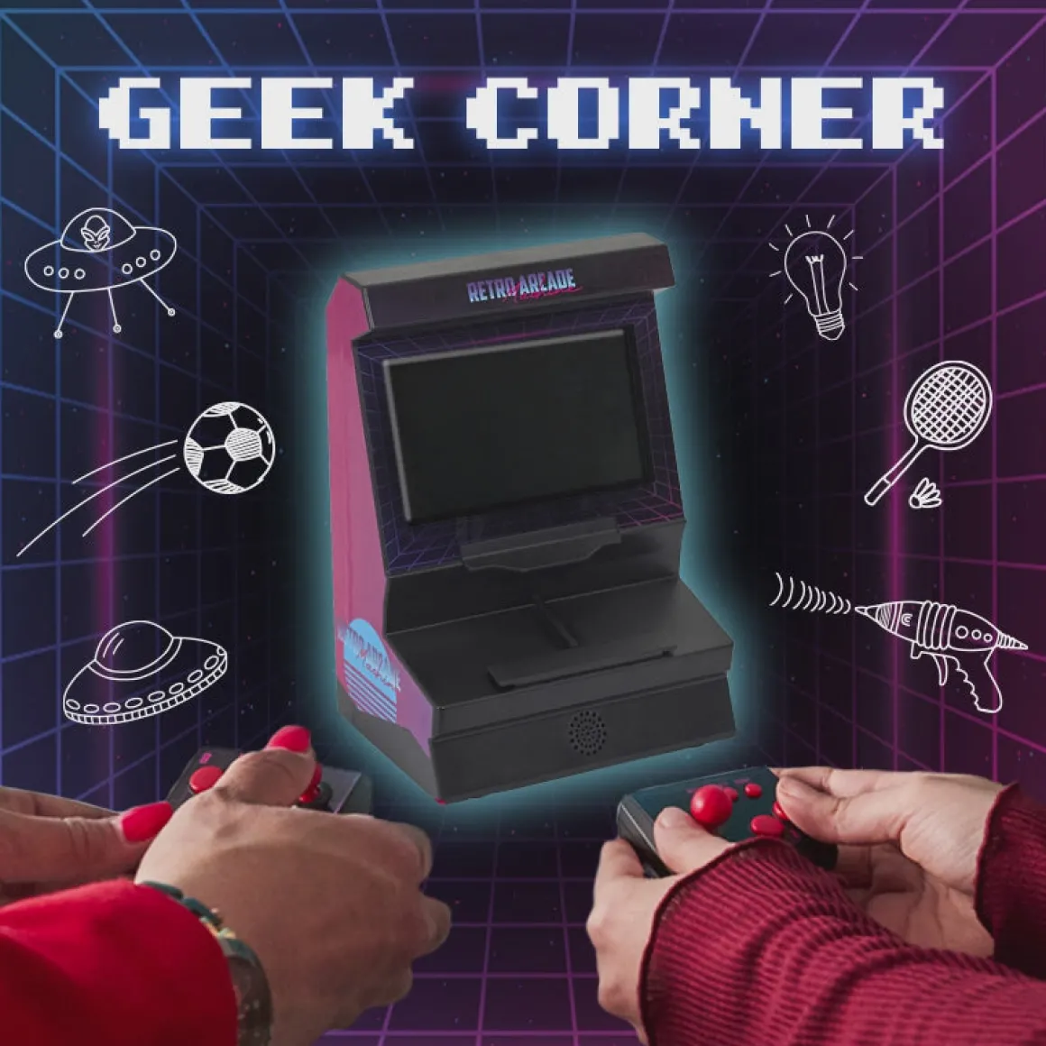 La Chaise Longue Jeux-JEU RETRO ARCADE DUO