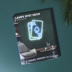 La Chaise Longue Déco Lumineuse|Déco-LAMPE EFFET NEON CARTES A JOUER