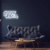 La Chaise Longue Déco Chambre|Déco-LAMPE EFFET NEON LED GOOD VIBES