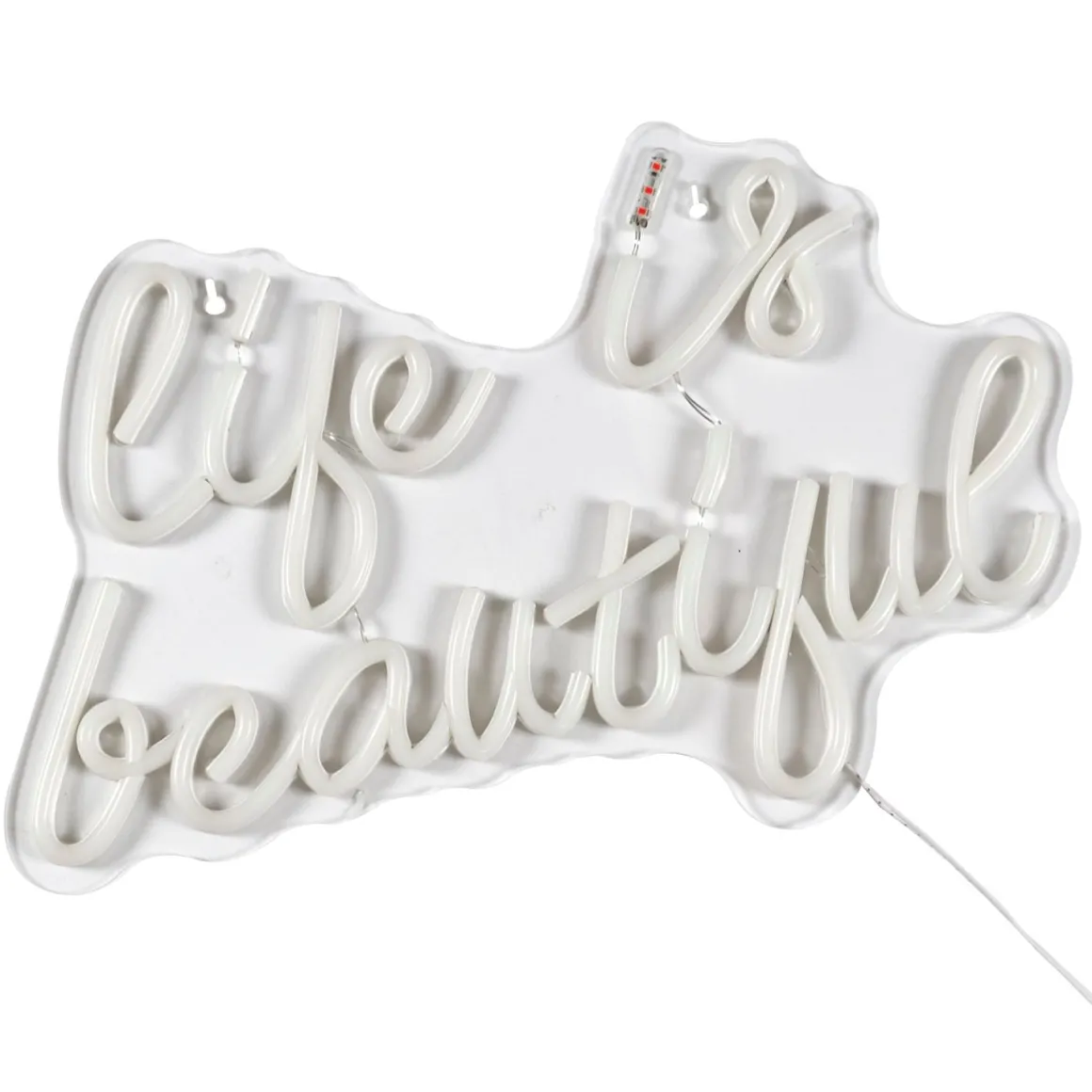 La Chaise Longue Déco Lumineuse|Déco-LAMPE EFFET NEON LIFE IS BEAUTIFUL