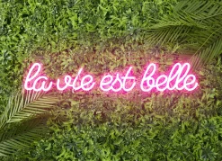 La Chaise Longue Déco Lumineuse|Déco-LAMPE EFFET NÉON LA VIE EST BELLE