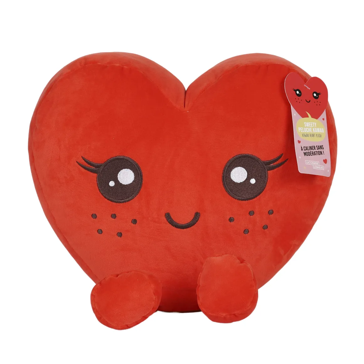 La Chaise Longue Cocoon-PELUCHE CŒUR SWEETY