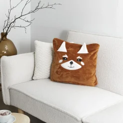 La Chaise Longue Cocoon-PLAID KANGOUROU PANDA ROUX